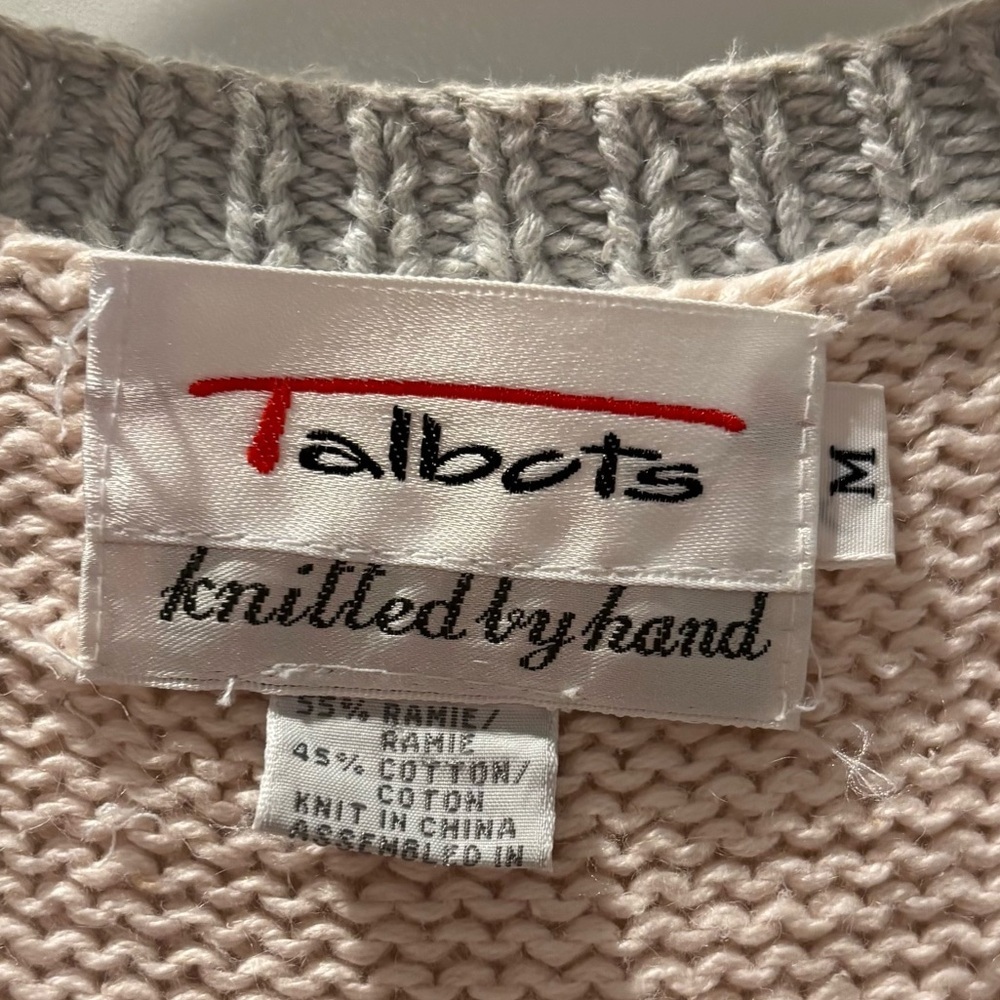 Talbots Vintage Easter Vest - Picture 7 of 8